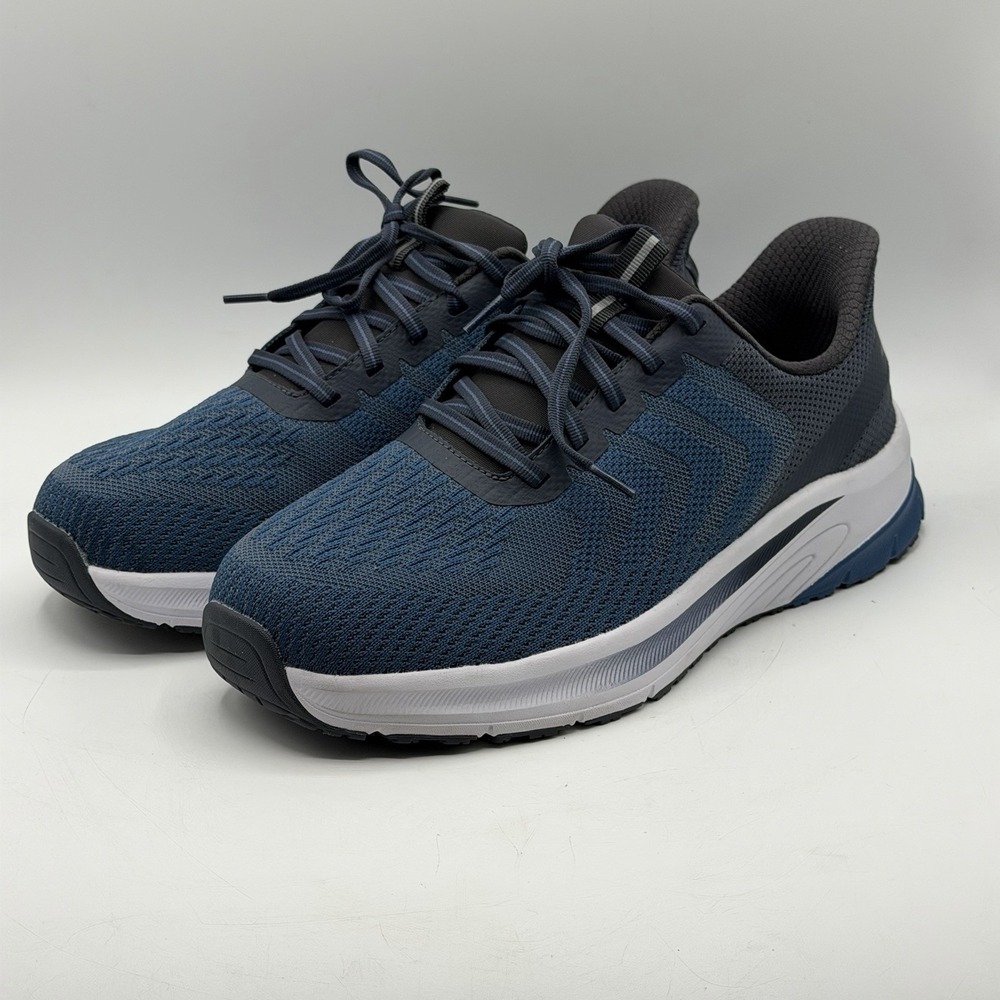 Orthofeet‎ Tilos 20019 Men's Hands-Free Blue Walking Shoes Size 9D Medium